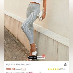 SHEIN patterned pants